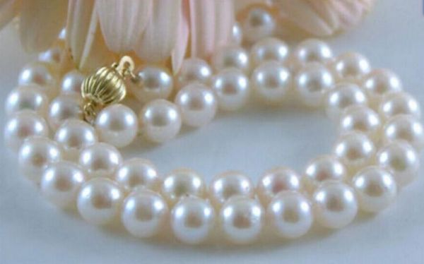 

gorgeous 10-11mm south seas white pearl necklace 17.5inch 14k gold clasp, Silver