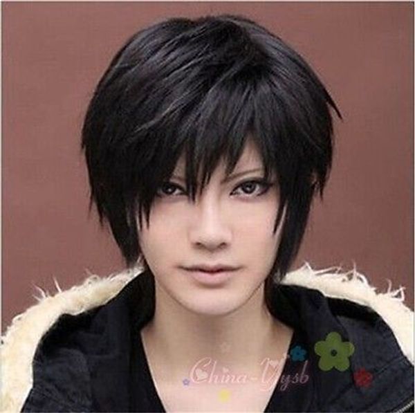 Man Cool Boys Kylin Vogue Wig Sexy Mens Male Black Short Hair