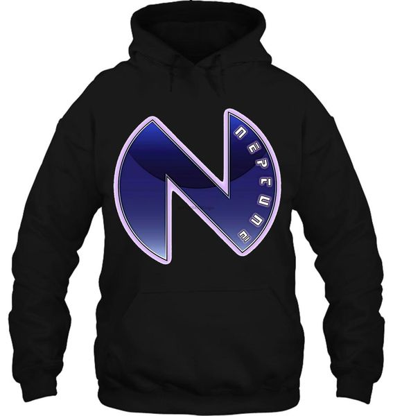

men hoodie fashion cool funny hyperdiion neptunia neptune logo customized printed women streetwear, Black
