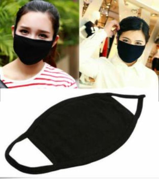 

new reusable black cycling anti-dust cotton mouth face health mask respirator breathable dhl shipping