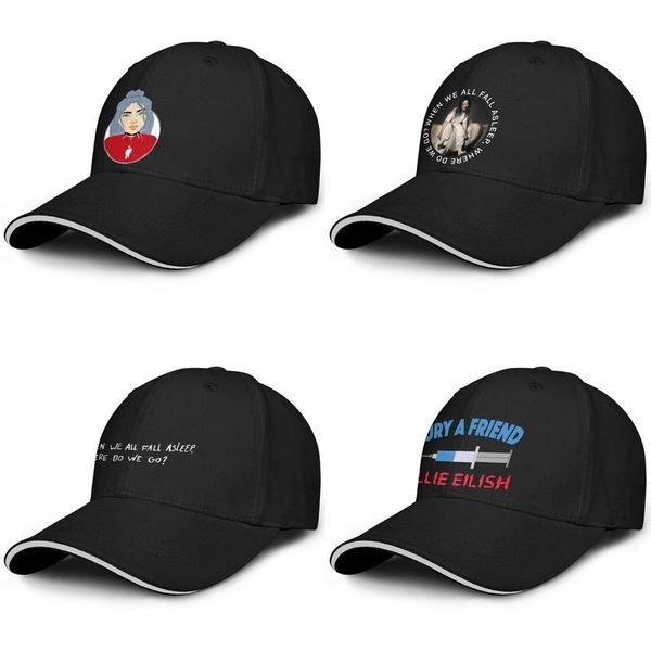 

billie eilish bury a friends fashion baseball sandwich hat cool unique truck driver cap, Blue;gray