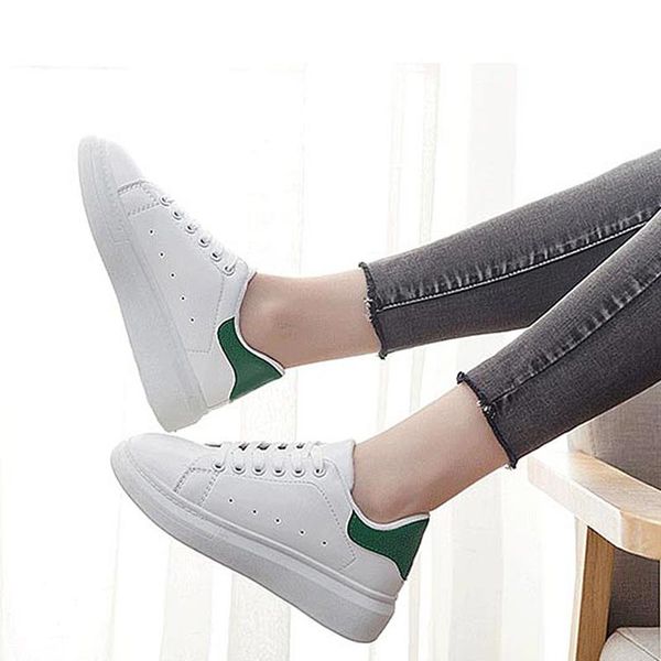 

women sneakers 2019 summer hollow breathable casual women shoes lace-up white sneakers student outdoor sport shoes woman, Black