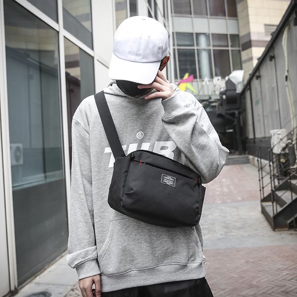 

shoulder bag men's shoulder bag student street stylish waterproof messenger men's casual korean-style popular brand hong