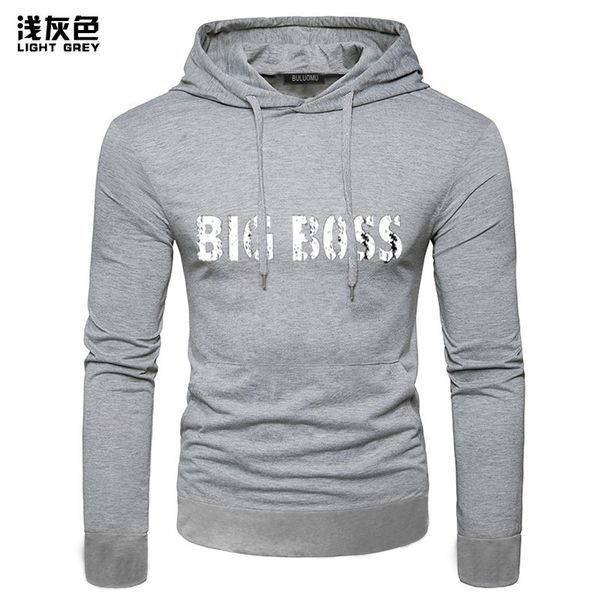 

new 2019 style fashion loose fleece sets pattern printing circle hooded fleece single male, Black