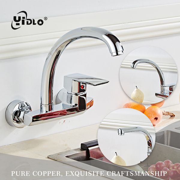 

bathroom brass faucet wall mounted kitchen water faucet single hole wash pool water wash table mixing valve a6