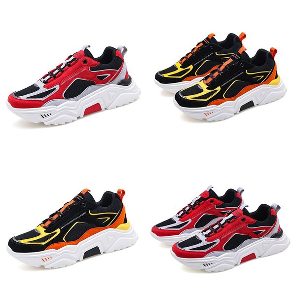 

sale gold yellow white black blue red color6 lace young mens man boy running shoes fluorescence low cut designer trainers sports sneakers
