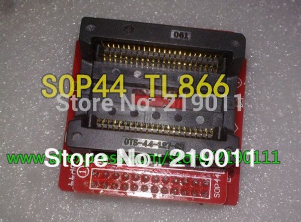 SOP44 IC Adaptador Para MiniPro TL866 Programador Universal SOP44 PARA DIP40 Soquetes para TL866A TL866CS TL866II PLUS freeshipping