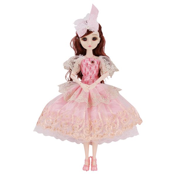 

40cm kids toys joint body doll pvc children toys anime action figures realistic dolls gift soft interactive baby dolls bjd doll gift box