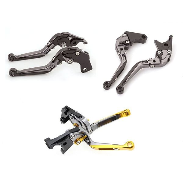 

multicolor adjustable extendable foldable clutch brake lever cnc for suzuki gsxr600 750 2006-2010 gsxr1000 2005-2006 motorcycle