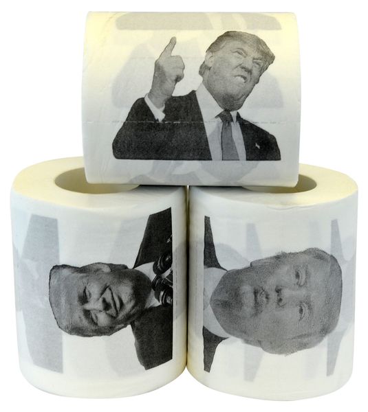 

donald trump funny toilet paper obama humour toilet paper - novelty gag hilarious political collectors item gift