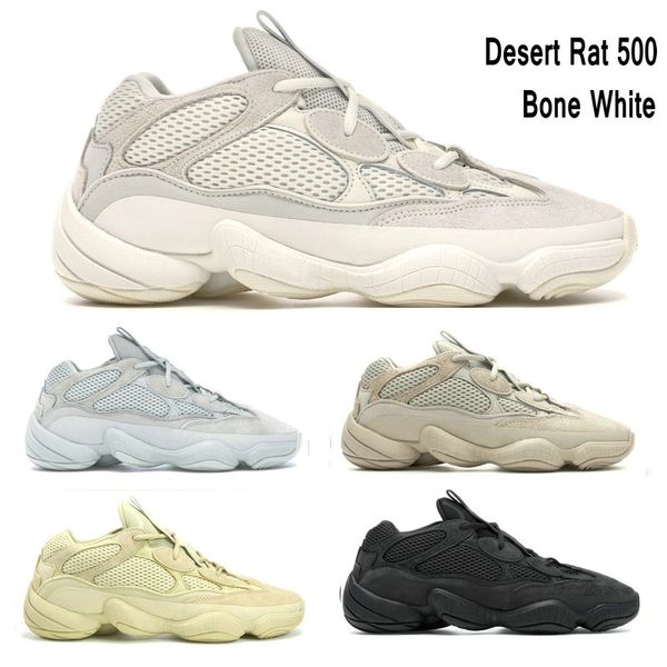 

2019 new bone white desert rat 500 kanye west runner men designer shoes mens womens utility black blush salt running shoes sneakers trainers