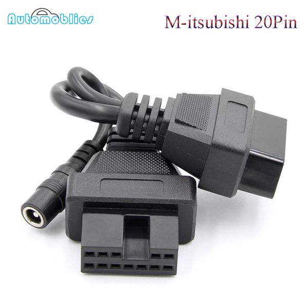 

obd obdii diagnostic connector for mitsubishi 12 pin to obd ii female 16pin obd1 mitsubishi 12pin car connector