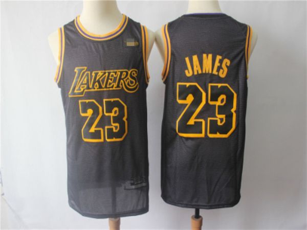 2020 Mens Los Angeles Lakers Throwback LeBron 23 James ...