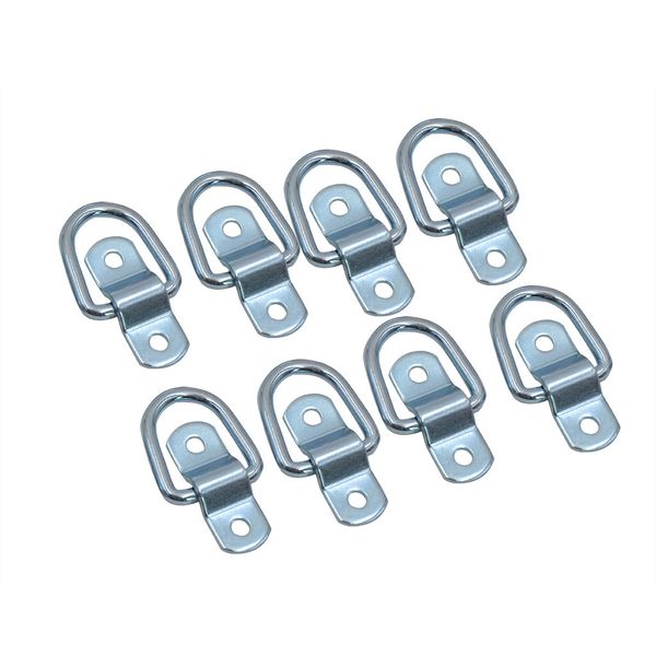 

8pcs mooring ring mooring hook for truck boat trailer up to 1000kg per ring corrosion rust protection 8x