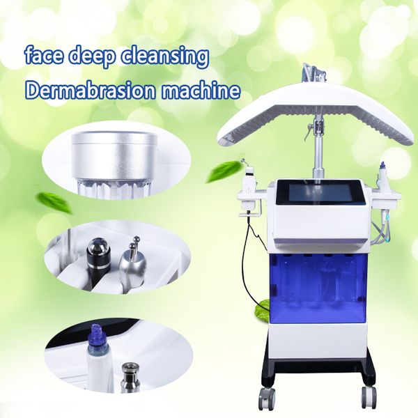 

multifunction dermabrasion machine 8in1 diamond dermabrasion oxygen injector for head spot removal microdermabrasion hydrafacial machine ce