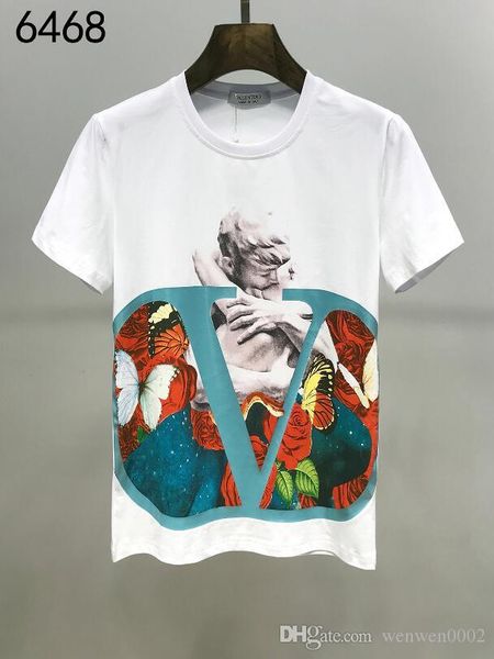 

valentino ление и веенние модне ђболки поведневна ђболка мђжка ђлина од White