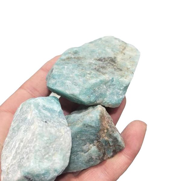 2020 80g 100g Raw Natural Green Color Rough Amazonite Stone Quartz