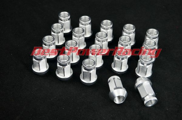 

20pcs jdm m12 x 1.5 racing lug wheel nuts screw for silver