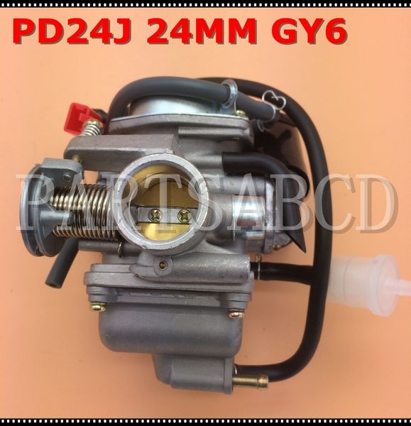 

24mm pd24j carburetor carb gy6 125cc 150cc scooter go kart atv quad moped parts