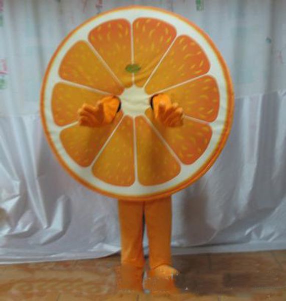 

2019 fruit mascot costume orange mascot costume for to wear, Red;yellow