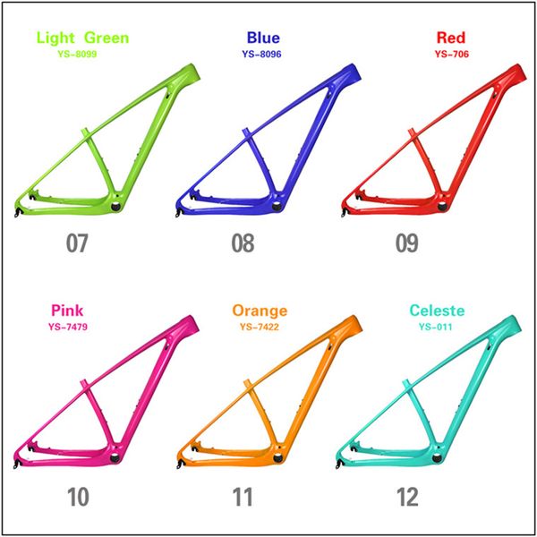 Mountain Bike Frame Size Chart