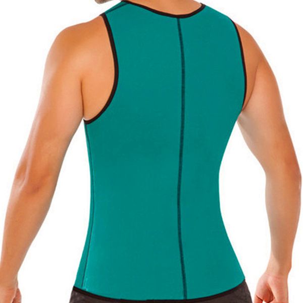 

men sports vest zipper body shaper slimming fitness waistcoat male workout gdd99, White;black