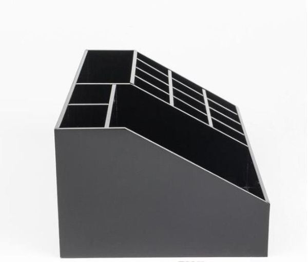 

black acrylic lipstick box cosmetics classification storage box dressing table fashion accessories, Silver