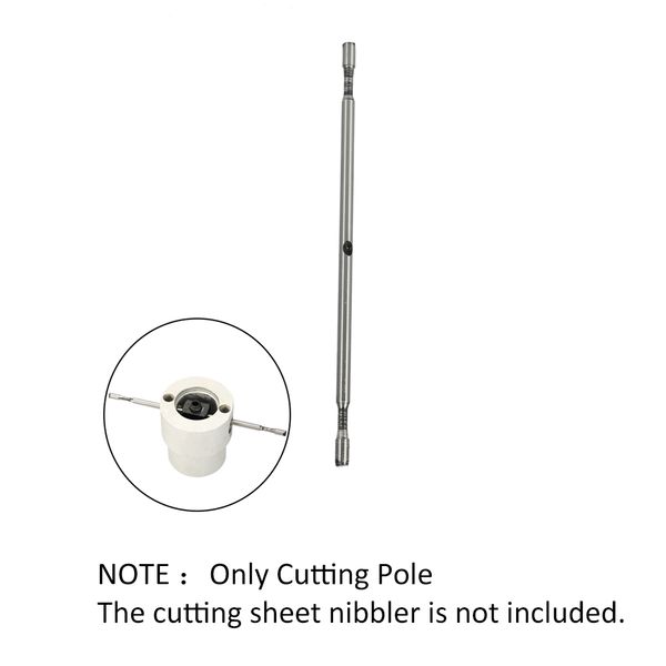 

cutter pole for double heads nibble metal cutting sheet nibbler saw cutter drill attachment power tool accessories