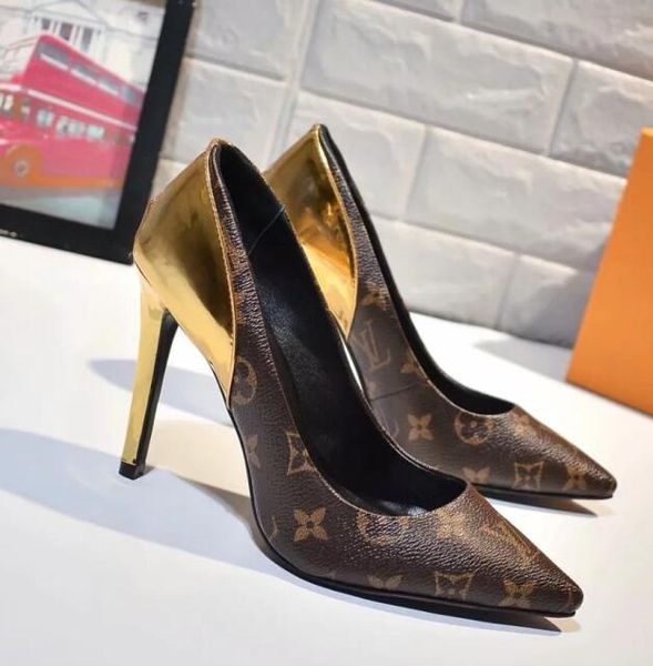 

Новые модные женские туфли на высоких каблуках партии туфли женские туфли повсед