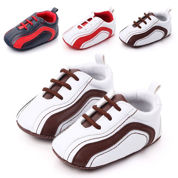 

baby sport shoes baby moccasins infant anti-slip pu leather first walker sneaker soft soled newborn for 0-18m