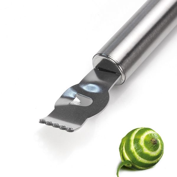 

нержавеющая сталь лимонный zester терка с ножом канала и висячие loop фрукты инструменты овоща
