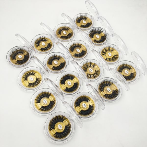 

mink lashes 25 mm 3d mink eyelashes 100% cruelty lashes handmade reusable natural eyelashes false lashes makeup