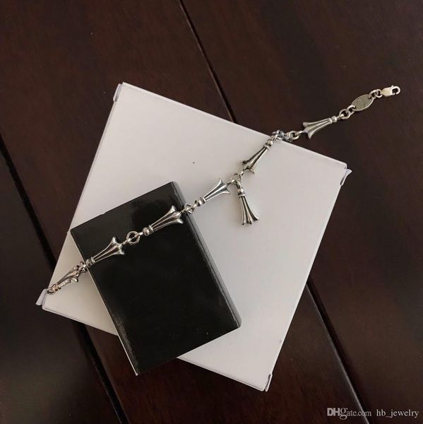 

popular fashion brand ch cross designer bracelet for lady design man and women party wedding lovers gift luxury hip hop jewelry, Golden;silver