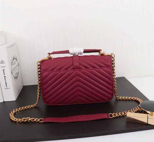 

2020 fashion brand design messenger bag leather shoulder bags for female designer tote bag purse 24cm