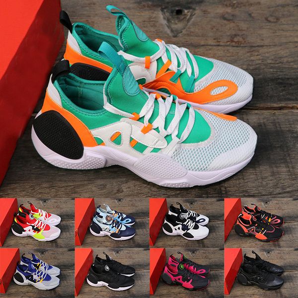 

2019 Colorway Huarache 7 Mens Running Shoes EDGE TXT Triple Black White Green Designer Women Sneakers Athletics Trainers Sports Shoes
