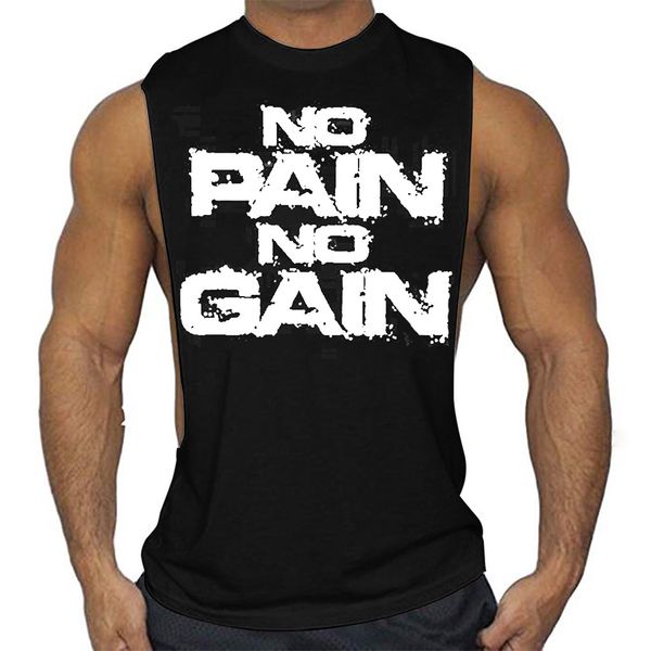 

cotton fabric men new summer sport men sweat casual breathable shoulder sleeveless letter printed vest blouse w0717, White;black