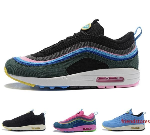 

2019 зима новый sean wotherspoon vf sw hybrid высокое качество открытый кроссовки тройной черный мужчины женщины кроссовки кроссовки us5. 5