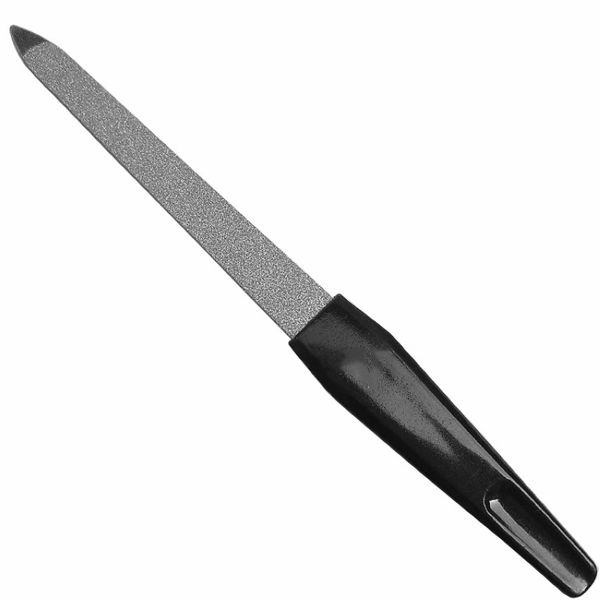 

5pcs plastic handle metal double sided nail files pro nail file diy manicure pedicure tool