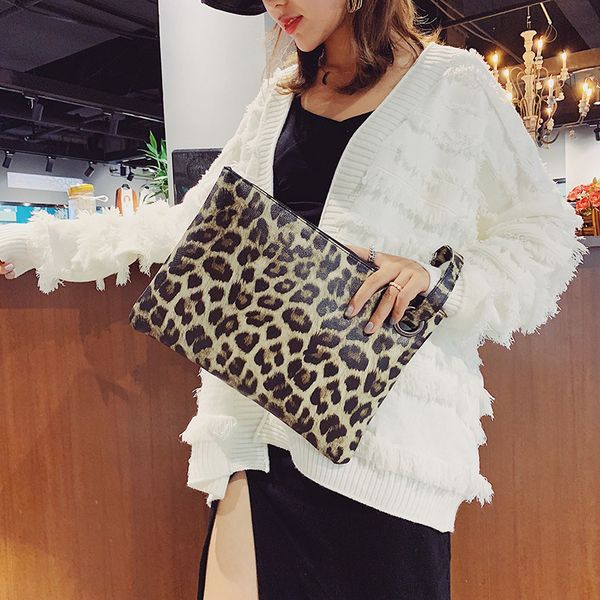 

2019 new leopard print, single-shoulder bag, women's bag, messenger bag