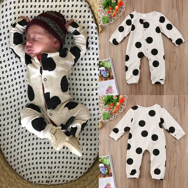 

new autumn baby kid clothes big dot rice apricot color long sleeves romper jumpsuits crawling clothes kids designer clothes jy577-u, Blue