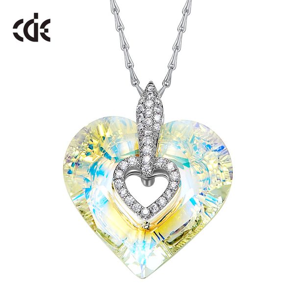 

wedding party beaded pearl gift woman lady diamond jewelry necklaces for bride acting initiation graduation cde-1057, Silver