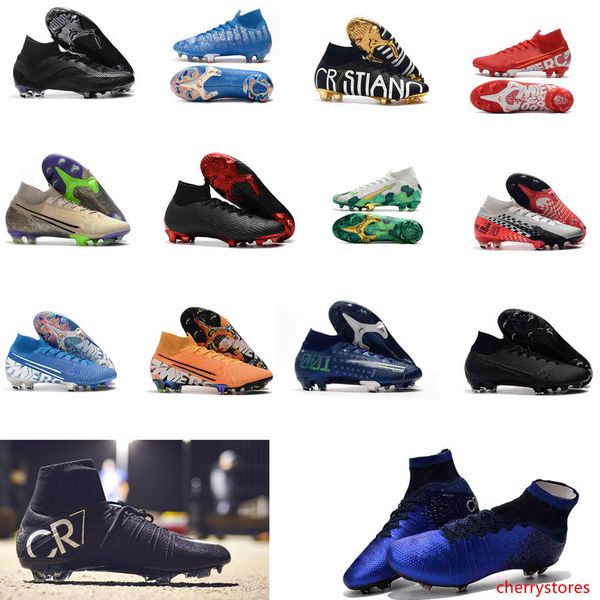 

2020 football boots superfly 7 elite se 100% original soccer cleats mercurial superfly v fg 360 soccer shoes