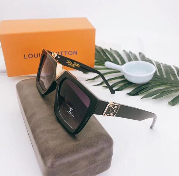 

popular new selling luxury designer sunglasses for women square plate full framework fashion lady generous style uv400 lens, White;black