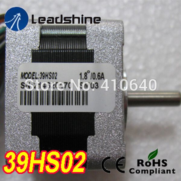 Frete grátis GENUINE Leadshine motor de passo 39HS02 High Performance 2 Phase NEMA 16 Hybrid Stepper Motor com torque de 0,22 N.m