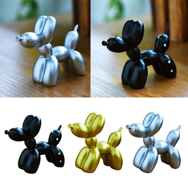 

3x nordic style resin balloon dog home decor ornament delicate p props