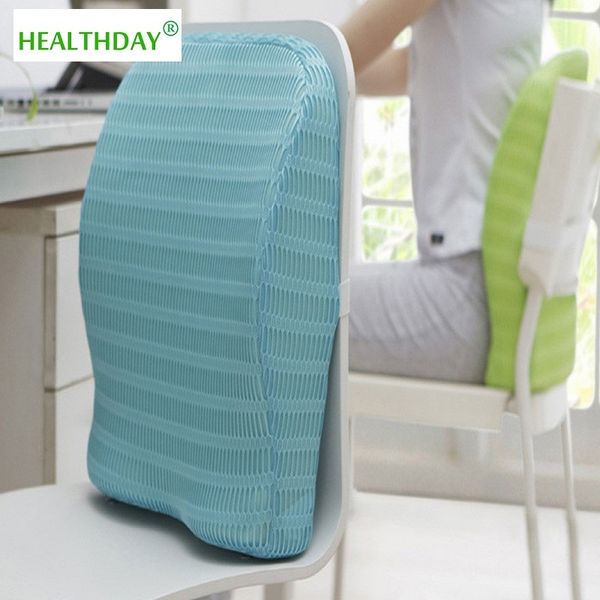 

1pc soft memory foam lumbar support back waist cushion pillow for chairs car home office seat pillows relieve pain back cushion