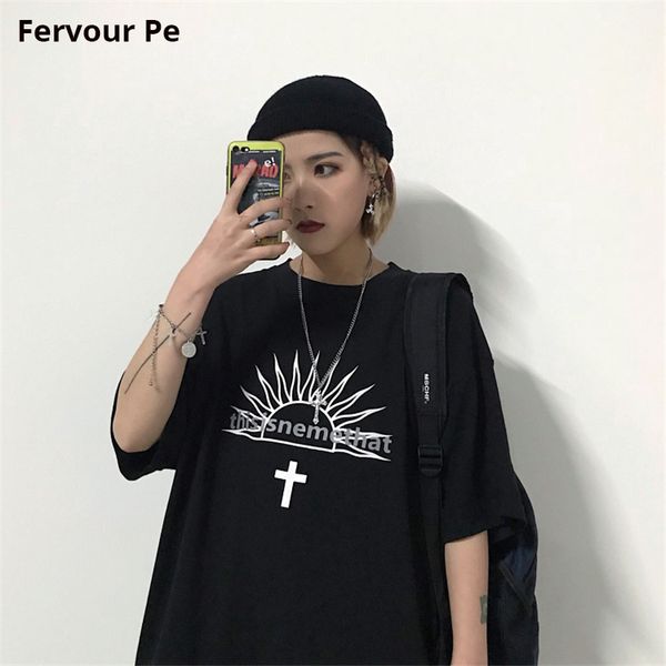 

women t-shirt 100% pure cotton streetwear style hip hop print short sleeve shirt large size loose lovers t-shirt 931, White