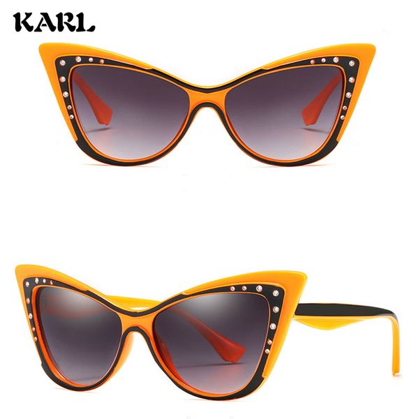 

retro cat eye sunglasses women luxury diamond eyewear butterfly sun glasses resin lenses uv400 shades for women halloween gifts, White;black
