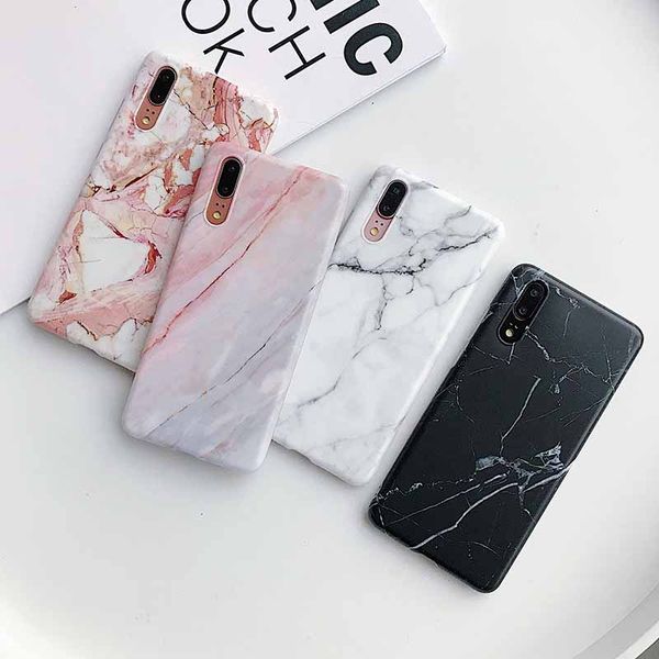 

Матовый Мраморный Камень Телефон Чехол для Huawei Mate 20 P20 Lite P30 Pro Мягкий ТПУ Чехол для