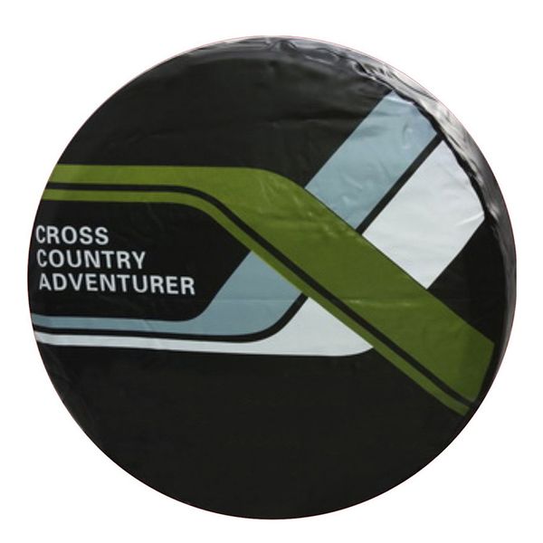 

27"-33" inch heavy-duty pvc leather spare tire cover protector pouch bag case for land cruiser